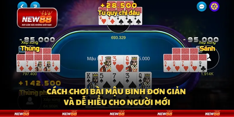 Cách chơi bài Mậu Binh đơn giản và dễ hiểu cho người mới